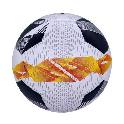 China Football Traning Match Quality Professional Size 5 Sports Football Ball Leather Leather Football for sale