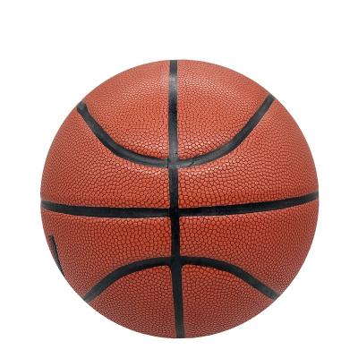 China Basketball Game Custom Design Printing Logo Size 7 Official Competition Ball Basketball For Training for sale