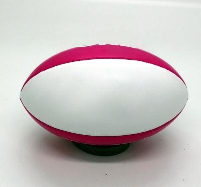 China Custom Leather Pu Leather Glow Foam Balls Rubber American Football For Junior for sale