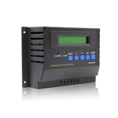 China Solar Working Station Over Load Protection LED Solar Charge Controller 12V 24V 450W 30 A Solar Charge Controller for sale