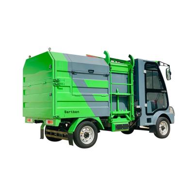 China Electric Garbage Transport Truck Automatic Transmission Type With Rear Loader for sale