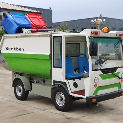 China Durable Novel And Beautiful Electric Vehicle Garbage Four-wheel Dump Truck for sale