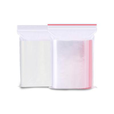 China Factory Supply Security Storage Resealable Packaging Pe Plastic Food Ziplock Bags for sale