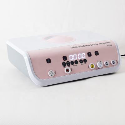 China Facial beauty 2021 5 in 1 multifunctional new style vacuum beauty salon ultrasonic high frequency beauty machine for sale