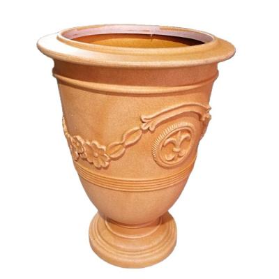 China Europe Top Quality Bonsai Pot Flower Stone Planter Rotomolding Cheap Plastic Flowerpot for sale