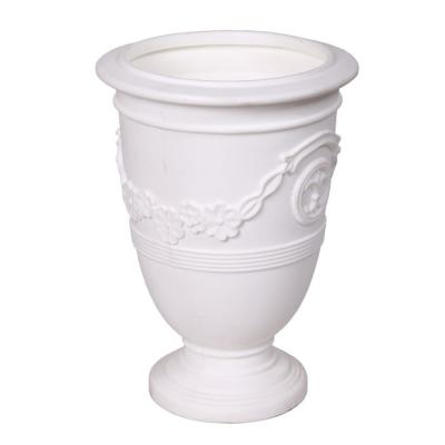 China Europe Rotomolded Plastic Vase Round Nursery Flower Pot Stands Designs Outdoor Planters Garden for sale