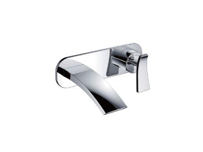 China Conceal Brass Wall Mounted Bath Taps with Singel Lever For Bathroom for sale