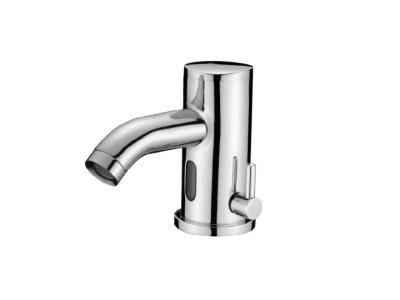 China Deck Mounted Brass Commercial Sensor Faucets Chrome plated Water Taps for sale