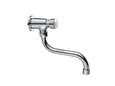 China Eco friendly Brass Chrome plated Urinal Faucet With Long Swivel Spout for sale