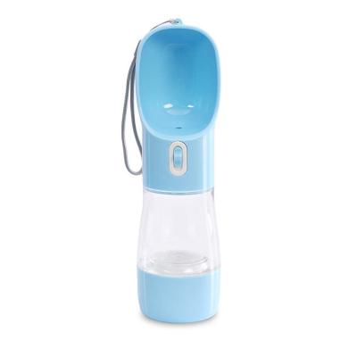 China New Arrival Outdoor Dog Travel Portable Water Bottle Automatic Food Grade One Handed Operation for sale