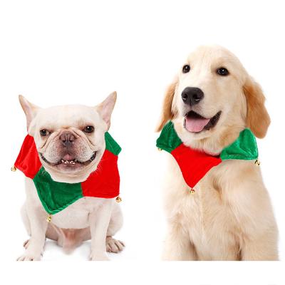 China Christmas pet style pet dog clothes viable cat accessory 2020 hot sale fashionable wholesale pet accesorios mascotas vests and collars for sale