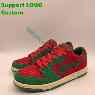 China Fashion trend high quality custom logo wholesale leather custom shoes mens sports casual shoes and shoes for sale