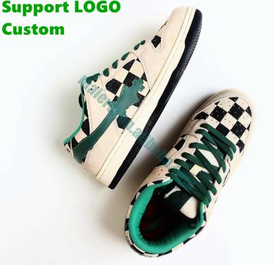 China Fashion trend factory high end custom design wholesale high quality leather Sb dunks basketball shoes custom logo for sale