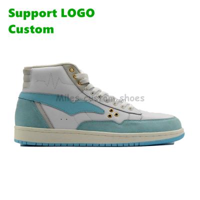 China Hot Fashion Trend Factory Designer Custom Wholesale Manufacturer High Quality Basketball Shoes A-J1 Custom Made LOGO Design for sale