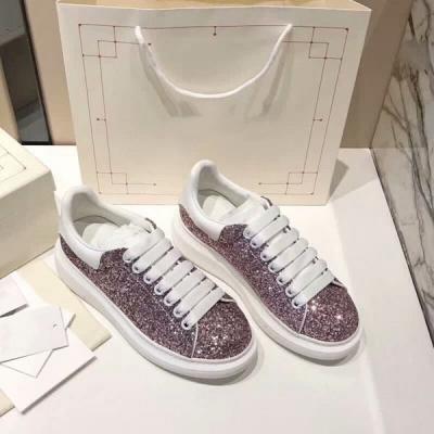 China 2021 Fashion Trend High Quality Glitter Crystal Fashion Multicolor Comfortable Running AlexanderMCqueen Brand Breathable Sneaker for sale