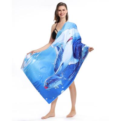 China New Design Microfiber Sustainable Beach Towel Sand Free Custom Lightweight Beach Towel Beach Towels for sale