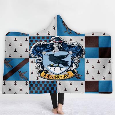 China Wholesale New Fashion Anti-Pull Hooded Blanket Printed Adult Hot Passionate Hooded Blanket for sale