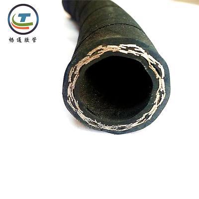 China NBR SAE 100 R12 with flame retardant and MSHA approved DN19 high pressure tractor reinforced spiral hydraulic rubber hose for sale