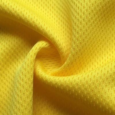 Cina Multicolor anti-static dry-fit and 100% polyester plain dyed birdeyes mesh fabric for sportswear in vendita