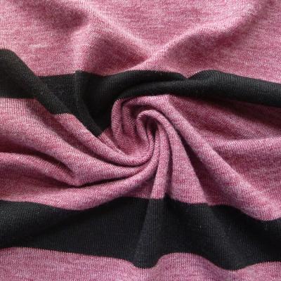 China Plain 30S Rayon Spandex Yarn Dyed Plain Jersey Knitting Fabric à venda