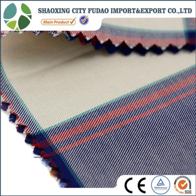 China Good Quality Plaid Anti Static Non Iron Wholesale 100% Cotton Fabric For Brand Shirt for sale