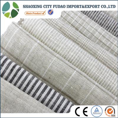 China Plain Before Wash Dew Retting 100% Linen Shirt Fabric Clothing For Summer for sale