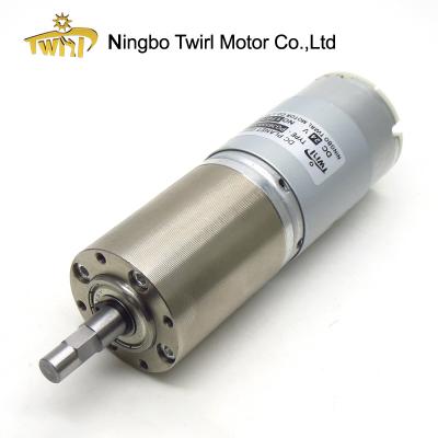 China Low RPM 12V 24V High Torque Factory PG36555 36mm Motor China Gear Motor Totally Enclosed With Encoder for sale