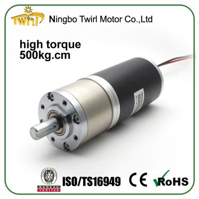 China Factory Direct Torque 12v DC Gear Motor Totally Enclosed 56mm 200kg.cm High for sale