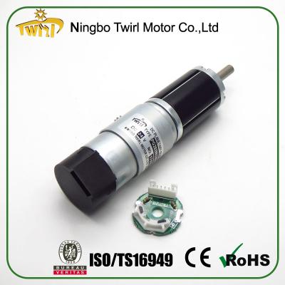 China Manufacturer Supply 25mm DC 12v 24v Encoder Gear Totally Enclosed Motor for sale