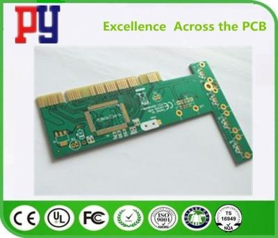 China HASL Surface Finishing Single Sided Printed Circuit Board With Gold Finger Plating for sale