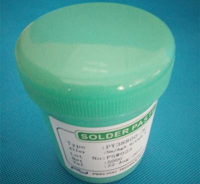 China No Clean Lead Free SMT Solder Paste Screen Printing Oubel 500g RoHS Approved for sale