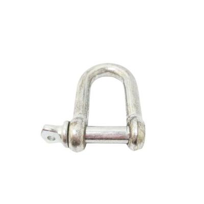 China High Quality Ce Certificated Approved Marine Rigging Anchor Dee Shackle Zn Plated Zinc Plated for sale