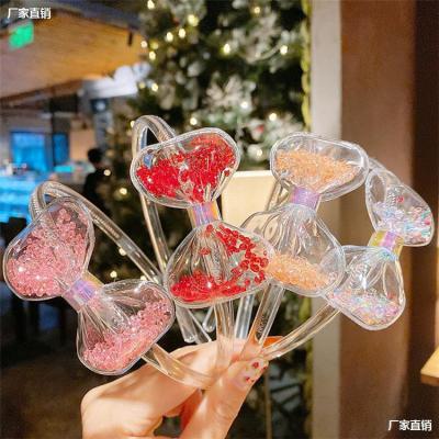 China Cute CIA Girls Hair Accessories Women Bowknot Korean Children's Daily Use Version Headbands for sale