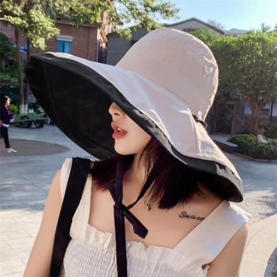 China 2021 New Character Fisherman Hat Women Summer UV Protection Brim Sun Visor Bucket Hats Large for sale