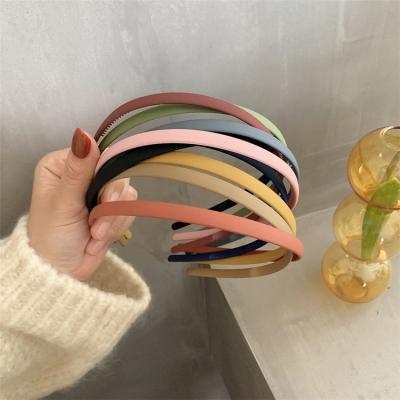 China Daily Use Hair Accessories Women's Wide Hairband Women's Daily Use Anti-Slip Headband Hairband Soft Simple Brimmed Headband for sale