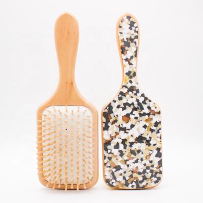 China YIYI Acetate Air Cushion Home Wooden Hair Brushes Custom Hair Combs and Brushes for Women for sale