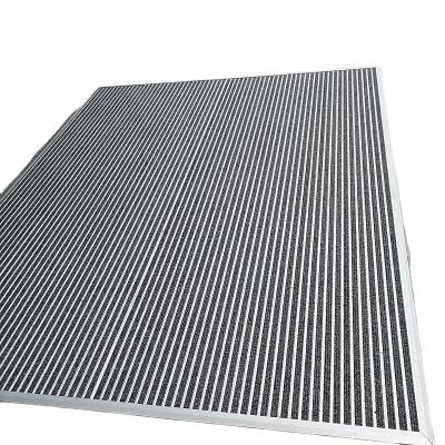 China New Non-slip Aluminum Based Dustproof And Dirtproof For Outdoor Entrance Floor Mat for sale