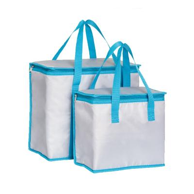 China Insulated Two Piece Per Set Light Tote Bag With Custom Printed Logo, Cooler Bag, Lunch Bag for sale