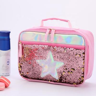 China Fashion Cheap Pink Kids Lunch Bag Soft Insulated Lunch Bag Lunch Bags For Kids for sale