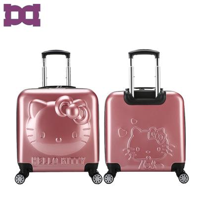 China Luggage Trolley Set Best Custom Trolley ABS Hard Luggage Suitcase Case for sale