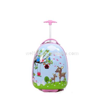 China ABS Egg Shape Wheeled Trolley Travel Philippines Children Trolley Bag for sale