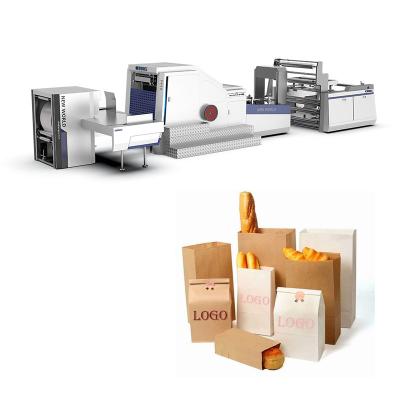 China High Tech Semi Automatic Hotels Square Food Bottom Paper Bag Making Machine, Square Food Bottom Paper Bag Making Machine for sale