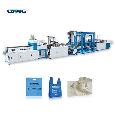 China Garment Shops ONL-C700 PP Full Automatic T-shirt Nonwoven Bag Making Machine Price, Flat Mouth Nonwoven Bag Making Machine for sale