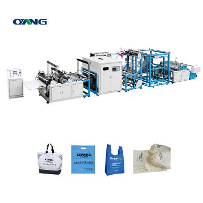 China Garment Shops Fully Automatic ONL-XC800 Non Woven Fabric Bag Making Machine , Non Woven Carry Bag Making Machine for sale