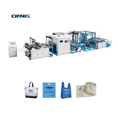 China Garment Shops Multifunctional Full Automatic Non Woven Fabric Bag Making Machine , Non Woven Bag Making Machine Maker for sale