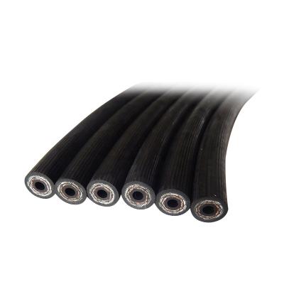 China Chuck constructed black rubber helix steel wire and fabric cords reinforced water suction and delivery hose 10 bar 3/8 for sale