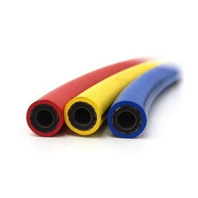 China YUTE high quality synthetic rubber 3/16 800psi charging r410a freon gas refrigerant hose for sale