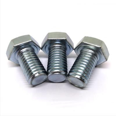 China Hot best quality factory sale din933 carbon steel hex bolt and nut stainless steel hex head bolt for sale