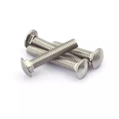 China Stainless steel manufacture best selling DIN603 carriage bolts high grade m4 m14 carbon steel hardened carriage bolt for sale