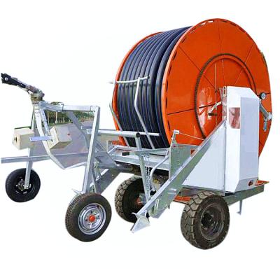 China Automatic Retracting Agricultural Hose Reel Irrigation Machine With Mobile Suction Irrigation System for sale